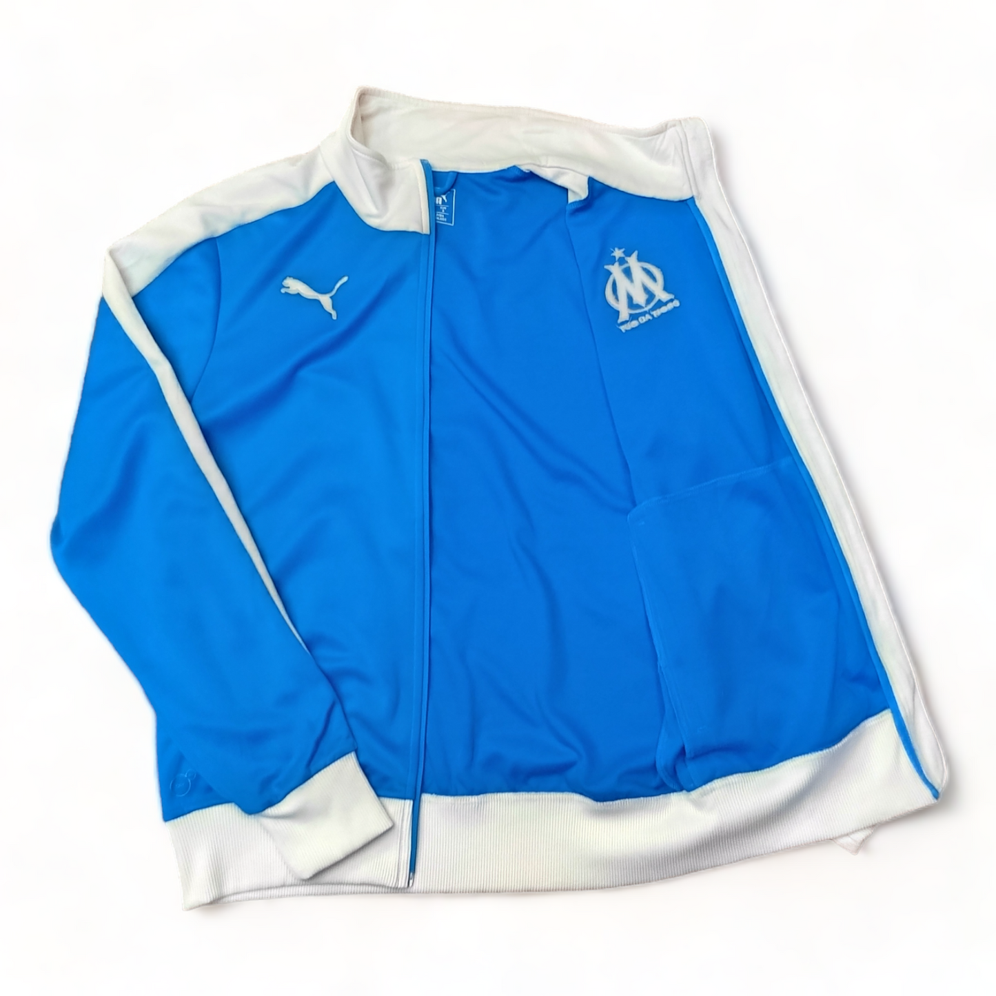 Puma Track Top Mens Small Blue Olympique De Marseille