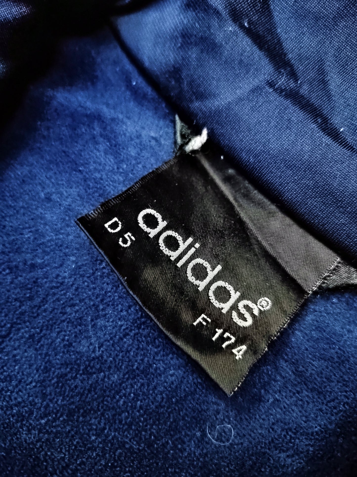 Adidas Track Top Mens Medium Blue Zip Up