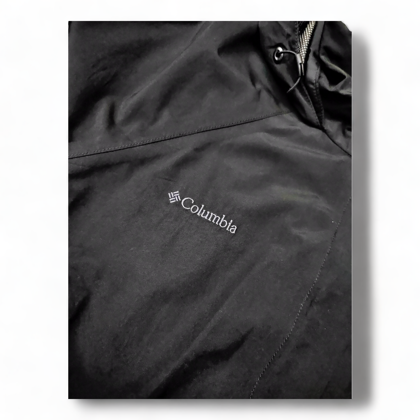 Columbia Rain Jacket Womens XL Black Gore-Tex