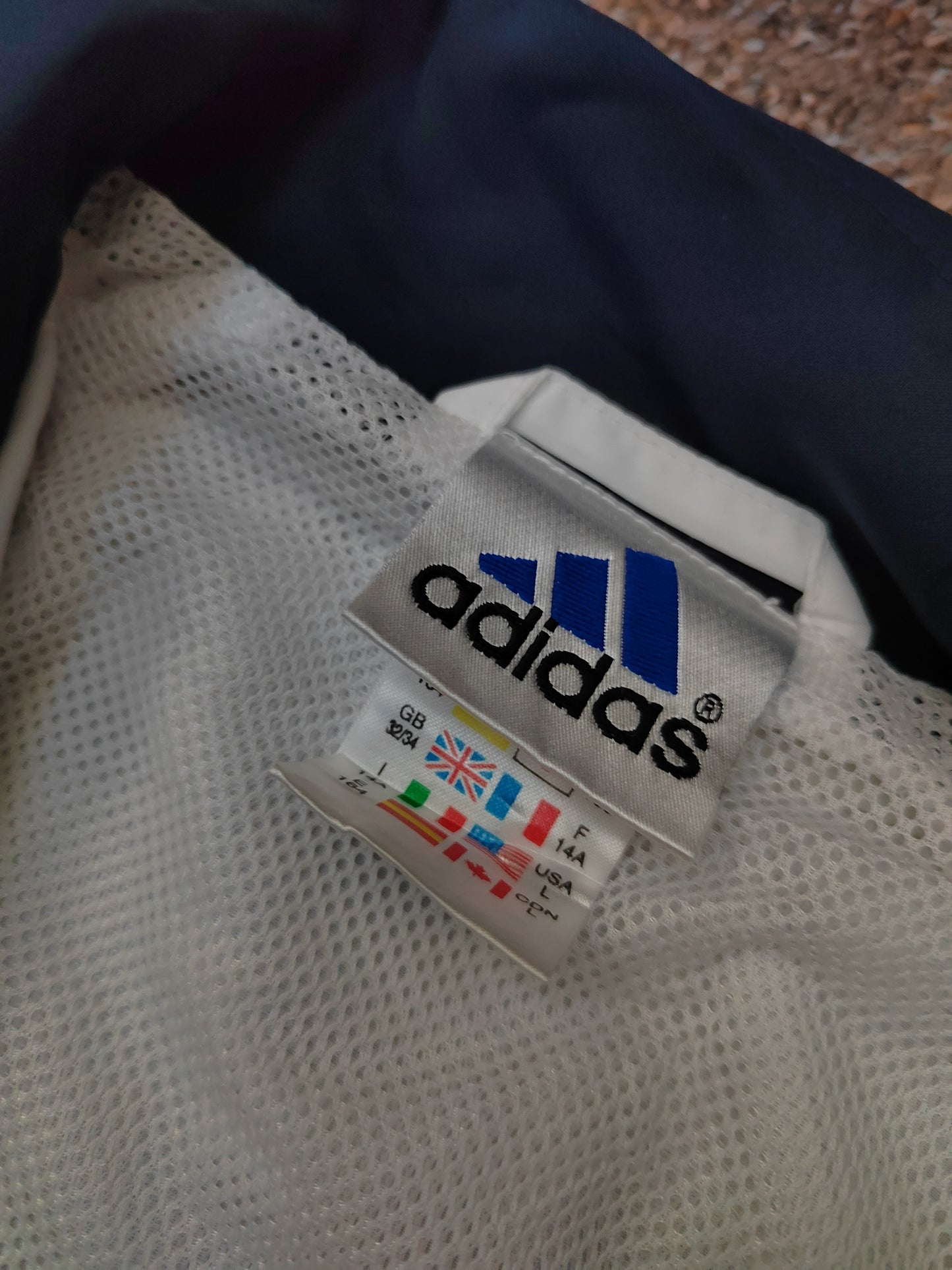 Adidas Track Top Mens Medium White