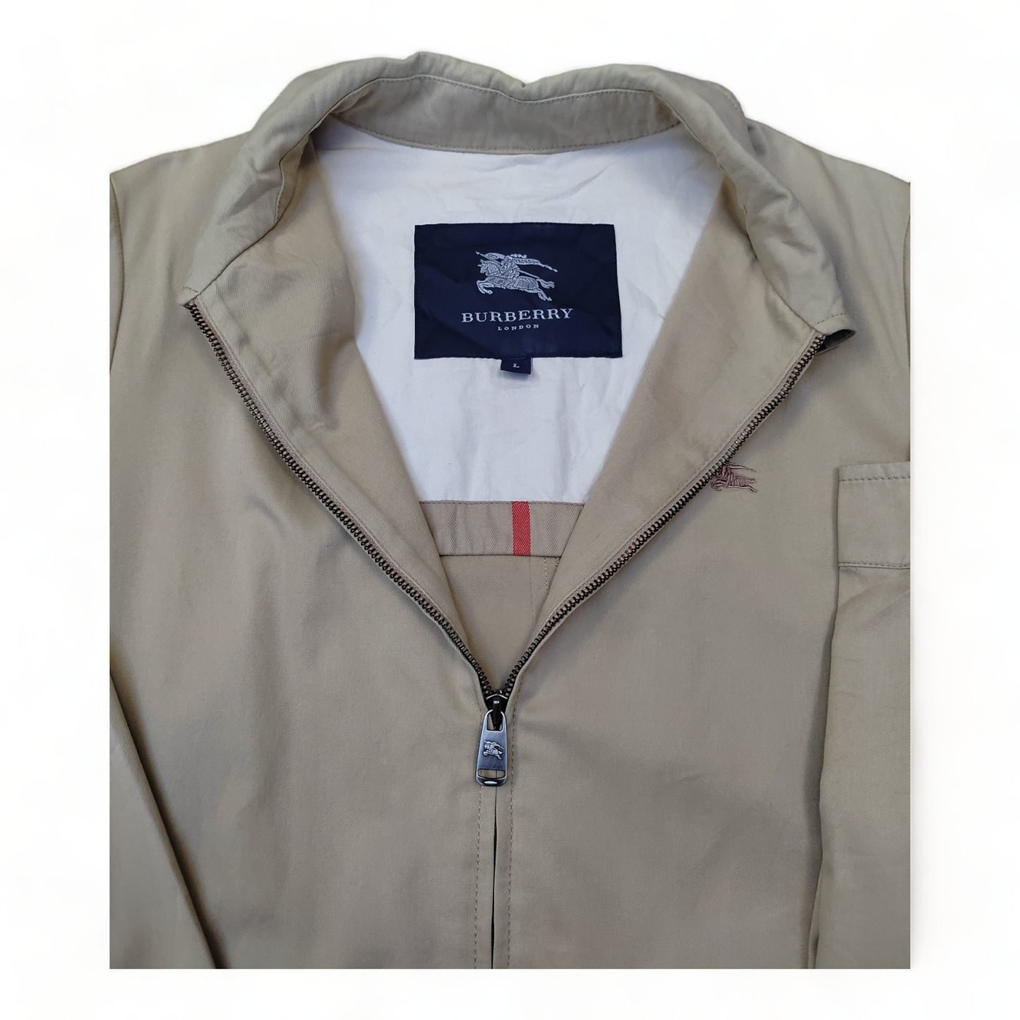 Burberry London Jacket Mens Large Beige