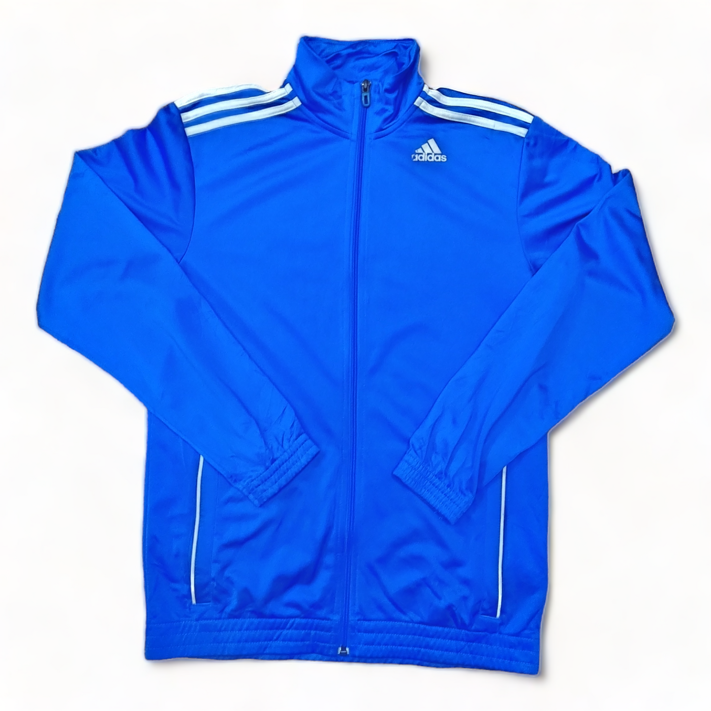 Adidas Track Top Mens Medium Blue Jumper