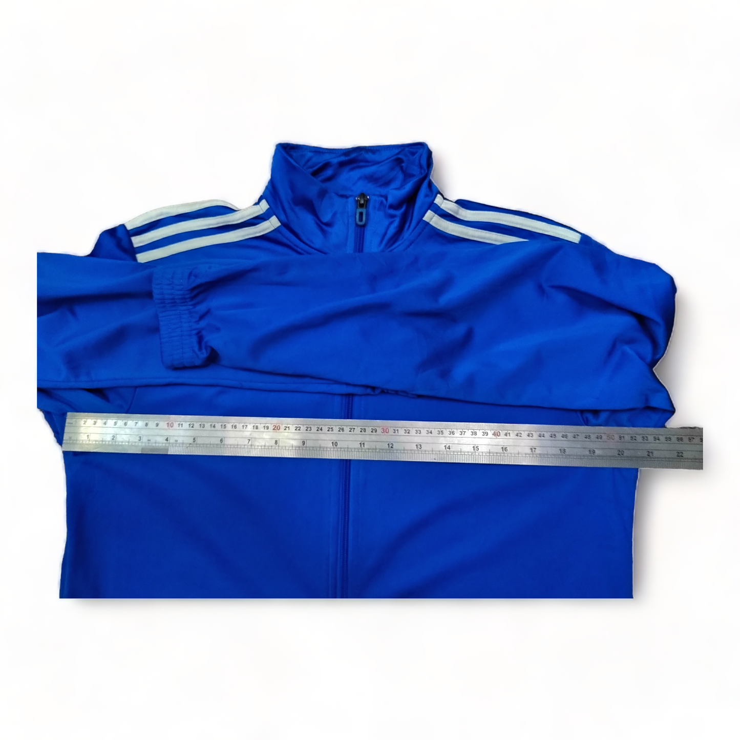 Adidas Track Top Mens Medium Blue Jumper