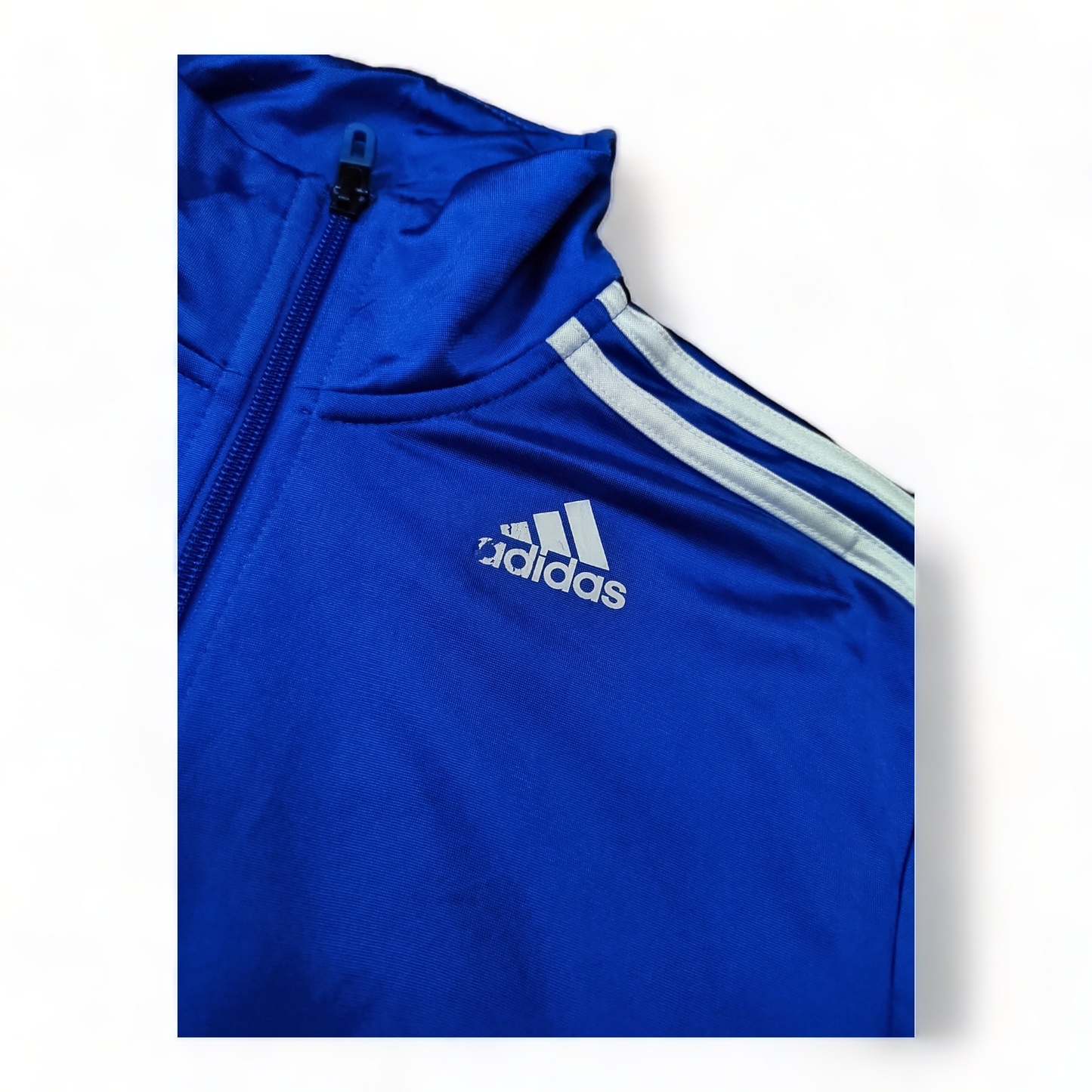 Adidas Track Top Mens Medium Blue Jumper