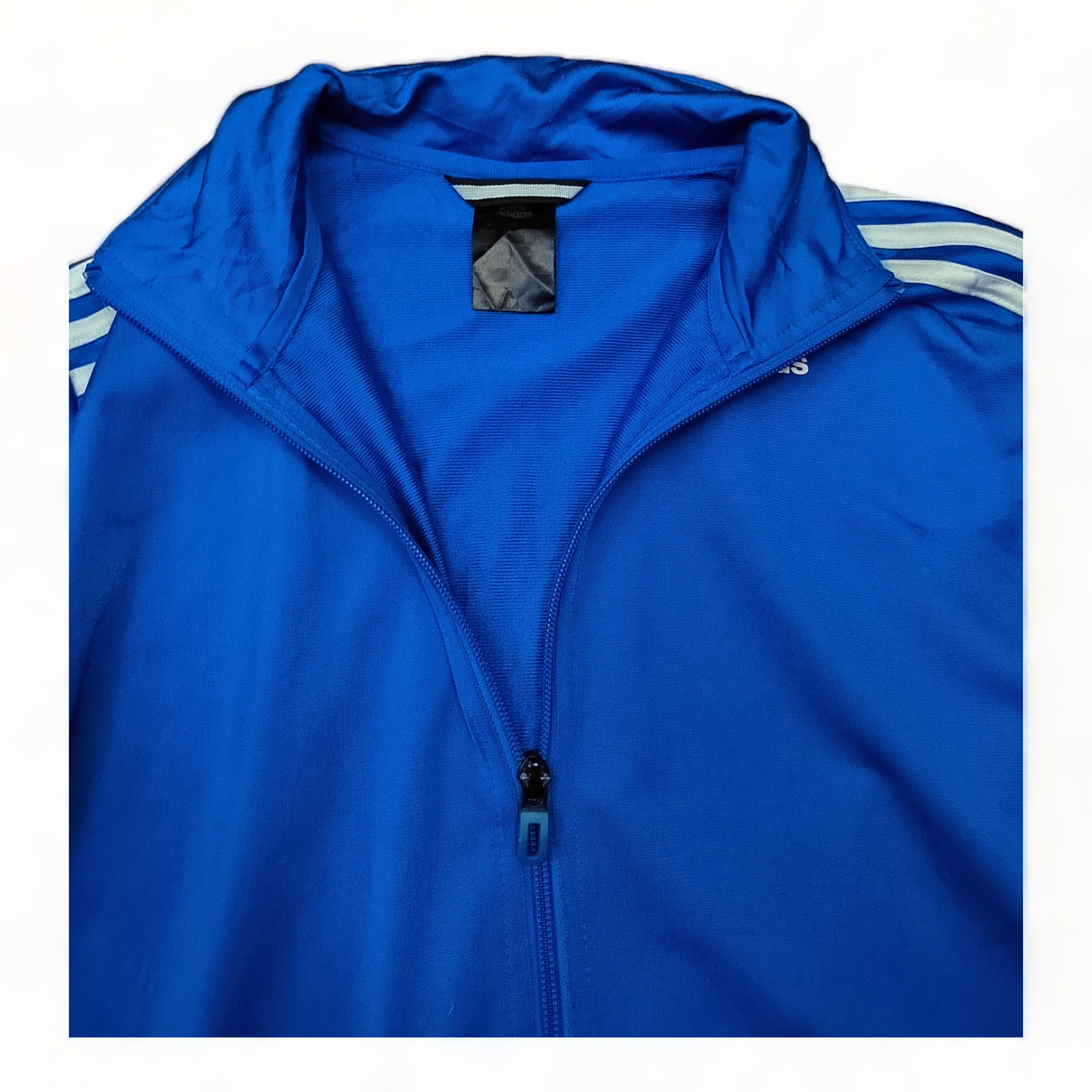 Adidas Track Top Mens Medium Blue Jumper