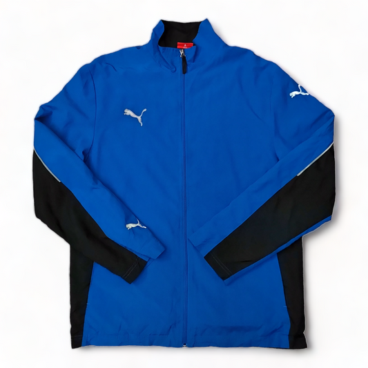 Puma Track Top Men’s small Blue Zip Up