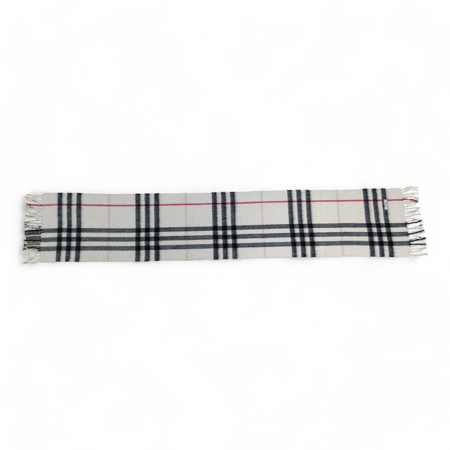 Burberry Scarf Cashmere Nova Check Cream  London Made In England