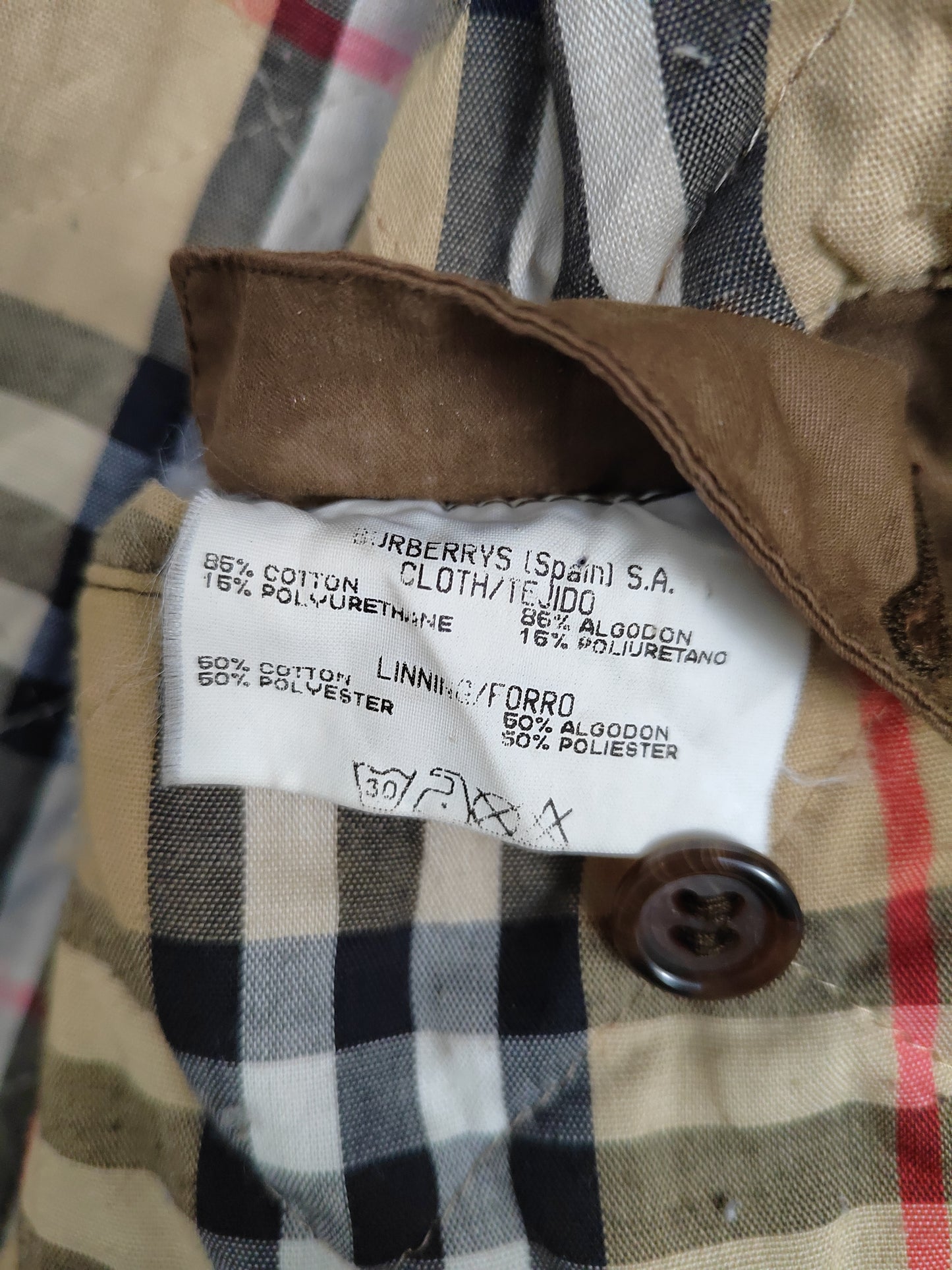 Burberry Jacket Men’s 2XL Brown Nova Check