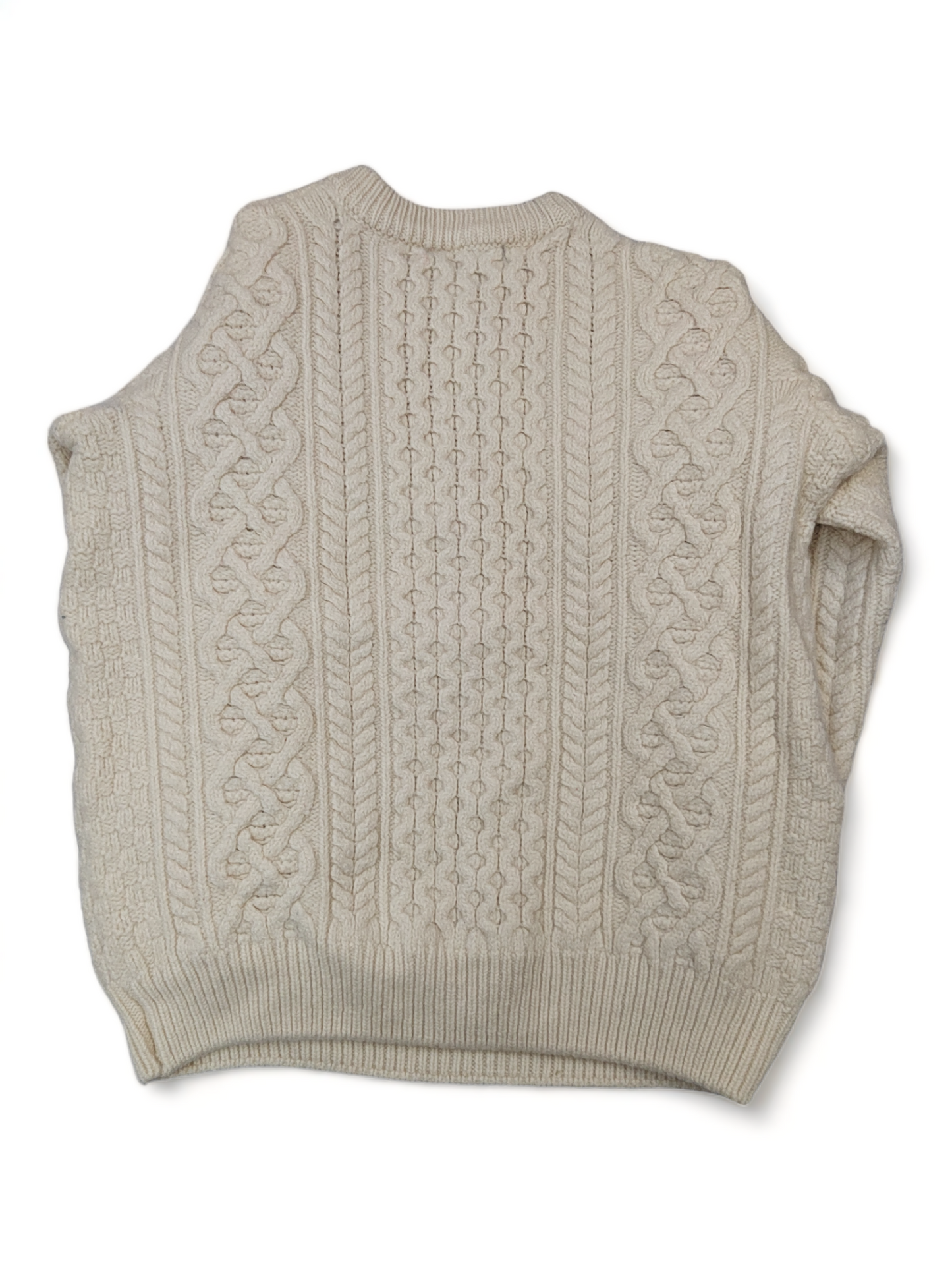 Irelandseye Women’s XL Beige Knitwear Jumper Made In Ireland