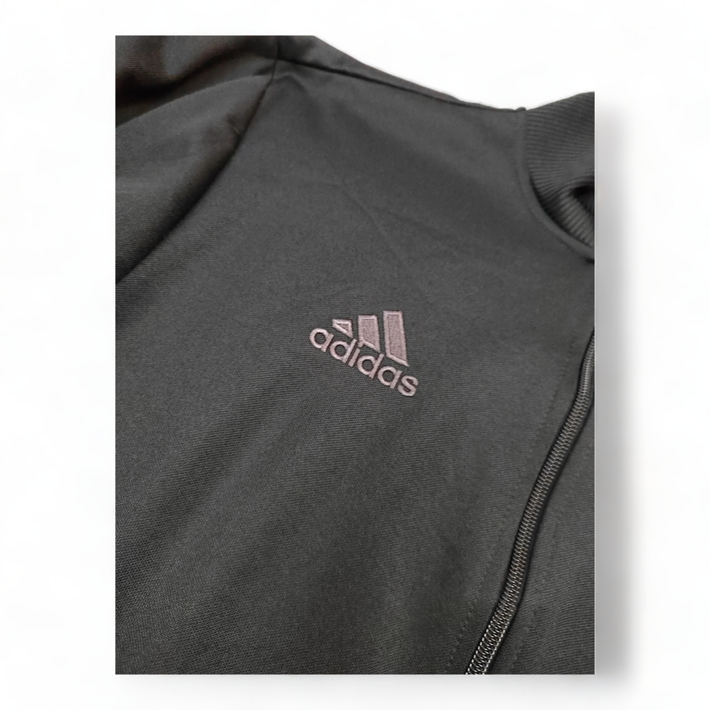 Adidas Track Top Men’s Medium Black Zip Up