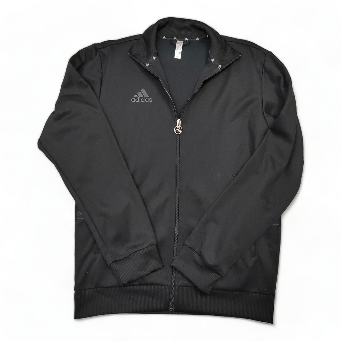 Adidas Track Top Men’s Medium Black Zip Up