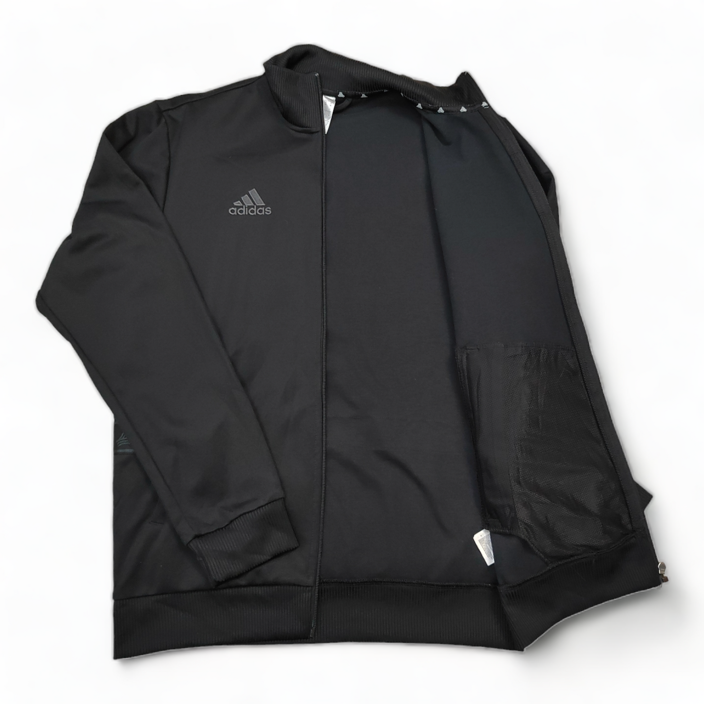 Adidas Track Top Men’s Medium Black Zip Up