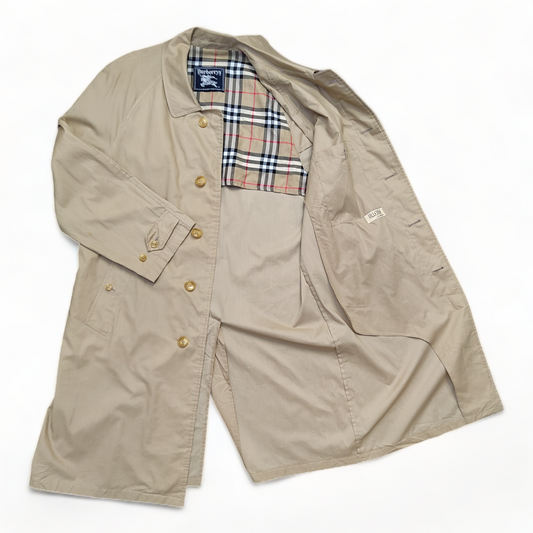 Burberry Trench Coat Women’s Medium 90cm Length Beige Nova Check