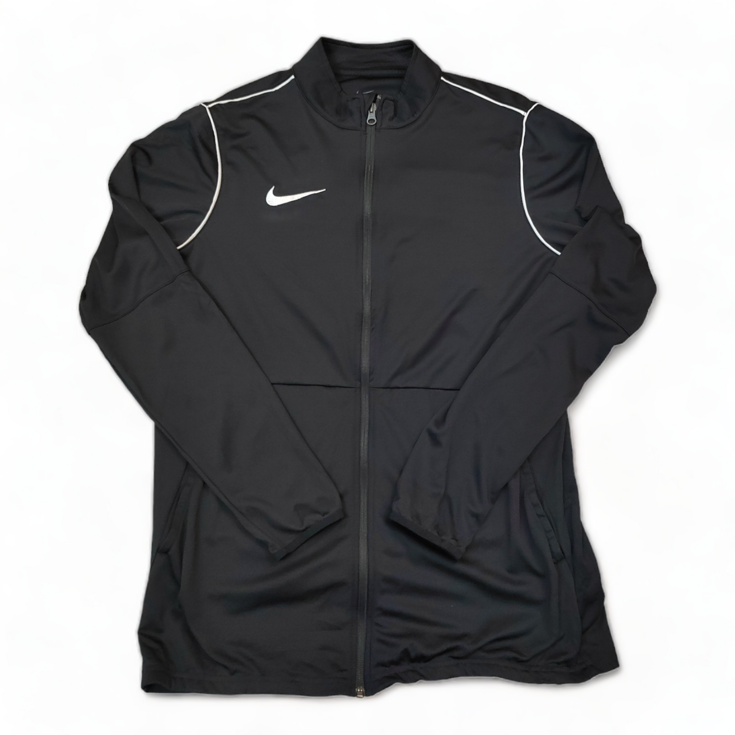 Nike Track Top Men’s Large Black Dri-Fit Slim Zip Up