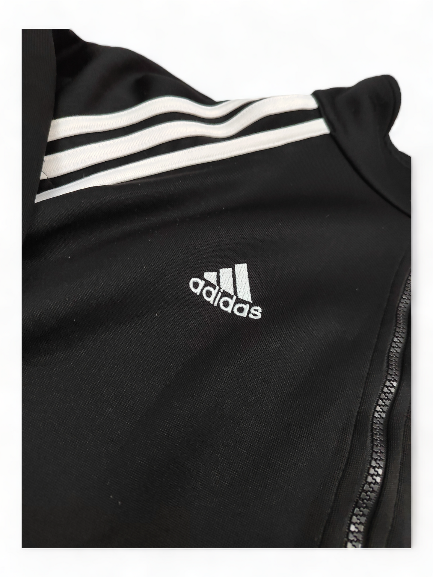 Adidas Track Top Men’s 2XL Black L C Football Zip Up