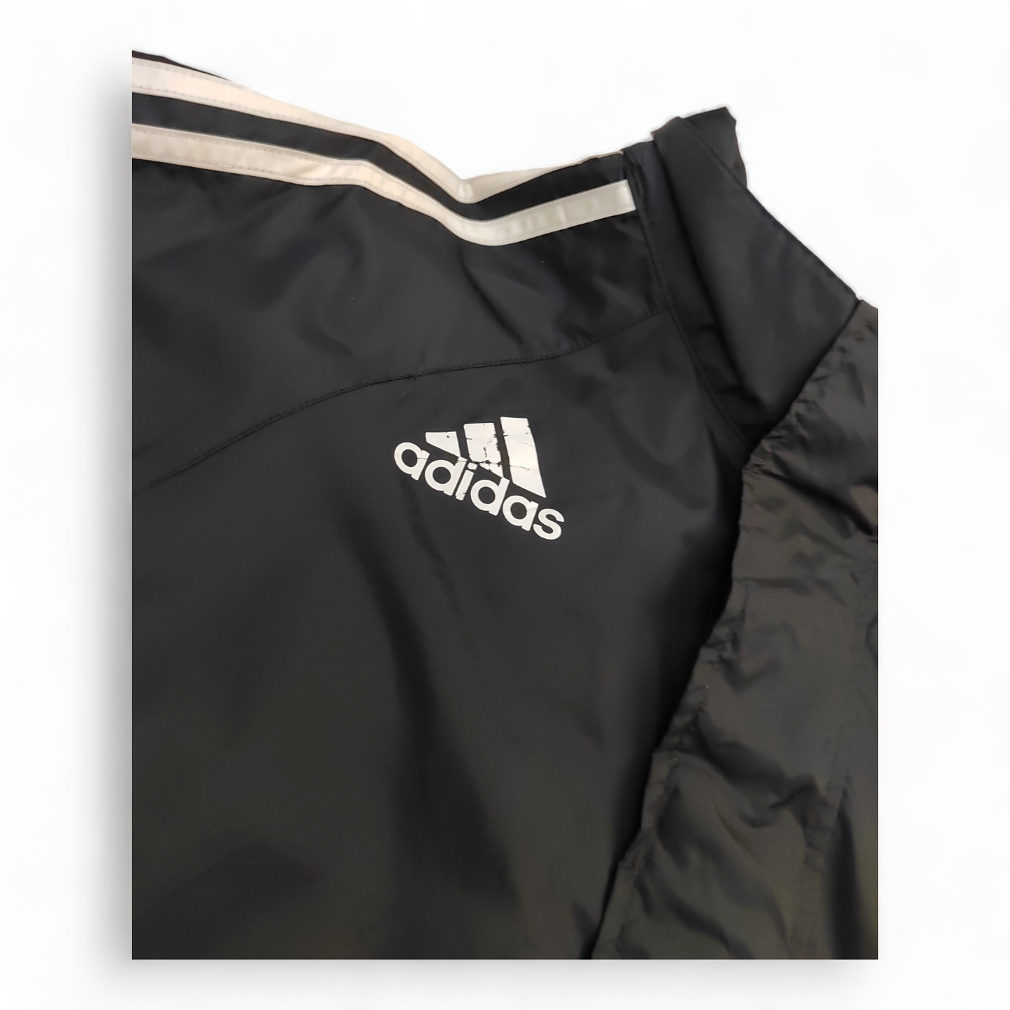 Adidas Windbreaker Men’s XL Black Raincoat