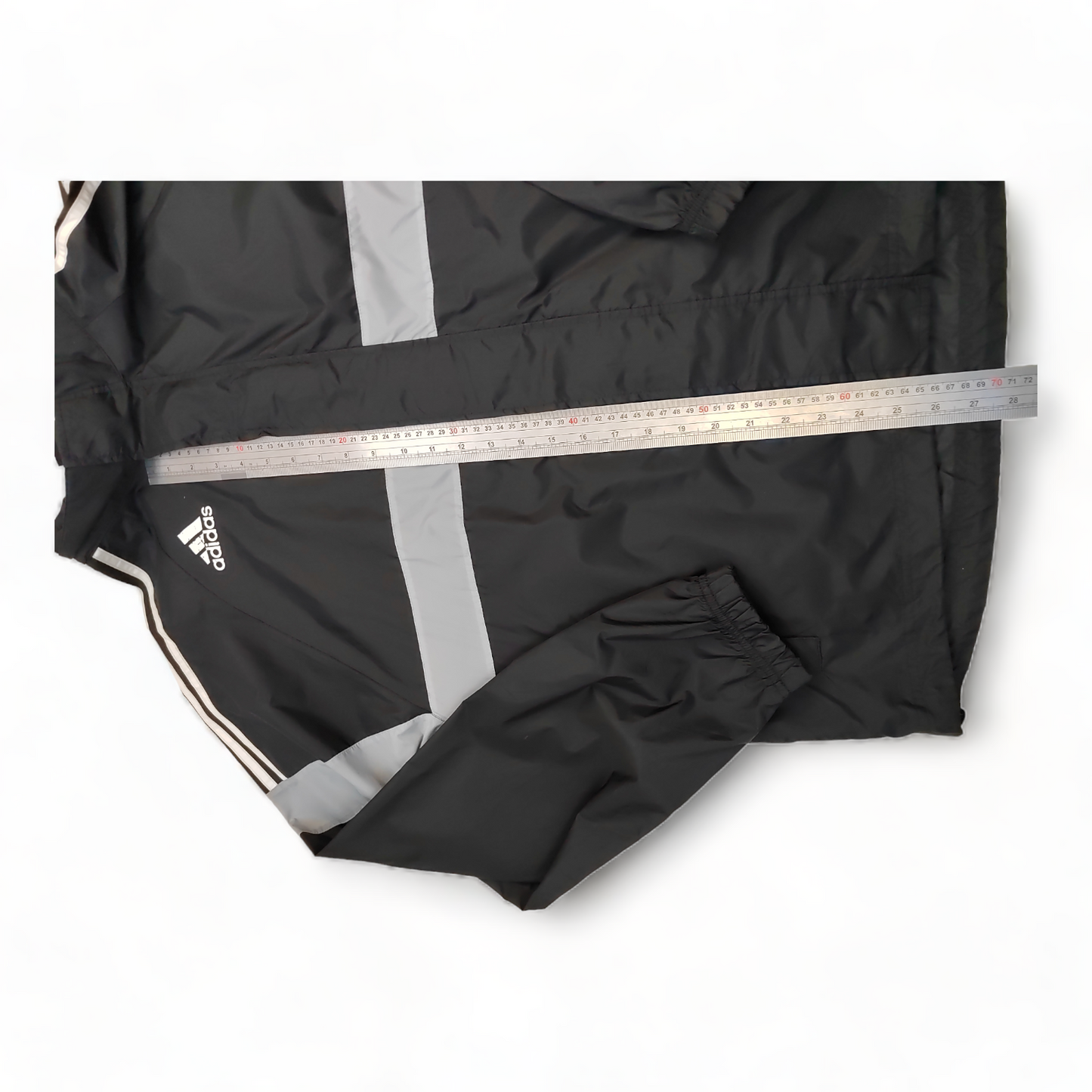 Adidas Windbreaker Men’s XL Black Raincoat