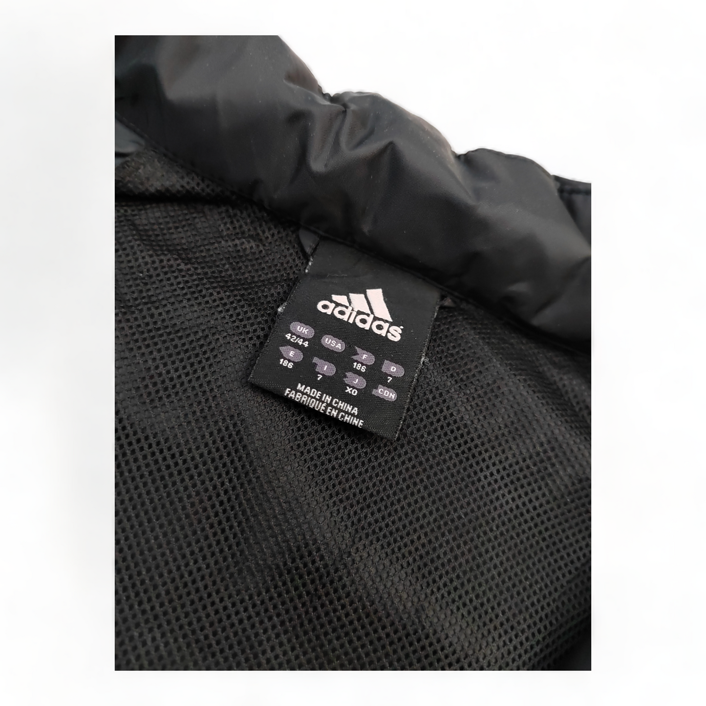 Adidas Windbreaker Men’s XL Black Raincoat