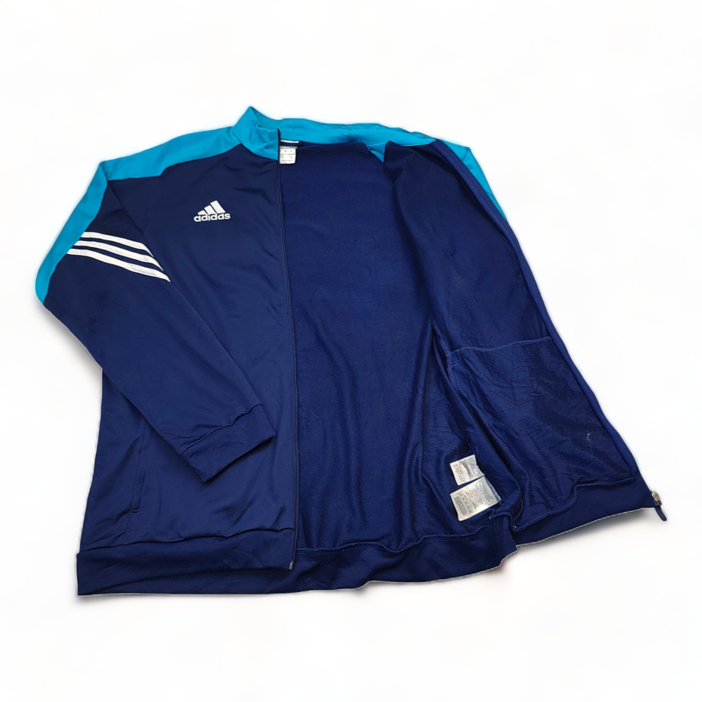 Adidas Track Top Men’s XL Blue Jumper Zip Up Extra Large