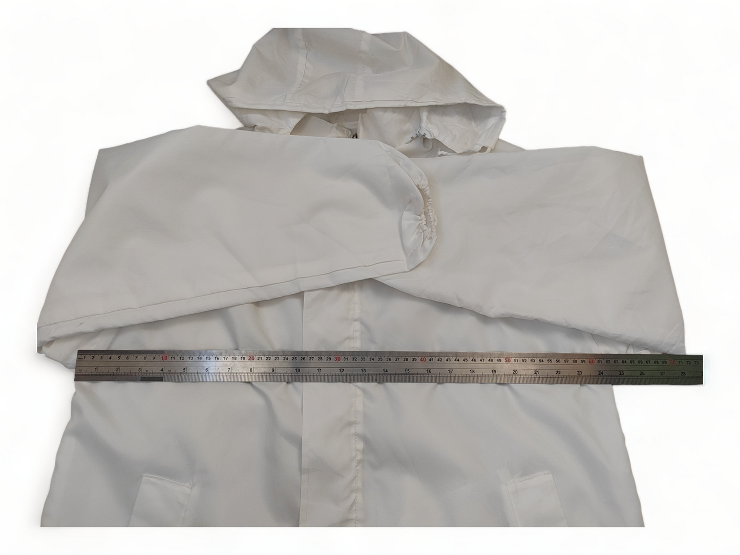 Calvin Kelin Raincoat Men’s XL White Zip Up