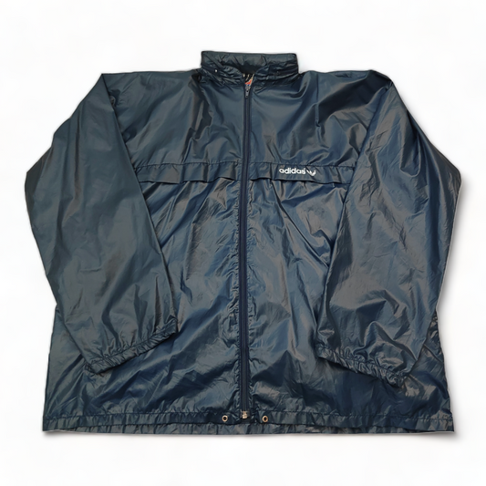 Adidas Raincoat Women’s Size 50 XL Black Zip Up Vintage