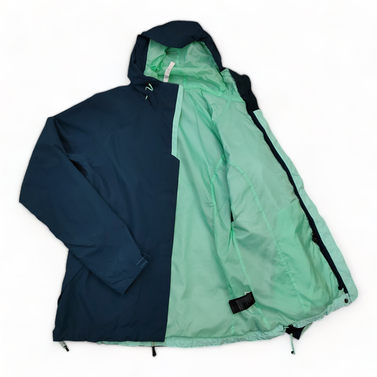 The North Face Rain Jacket Women’s Blue Small Gore Tex Hyvent Coat