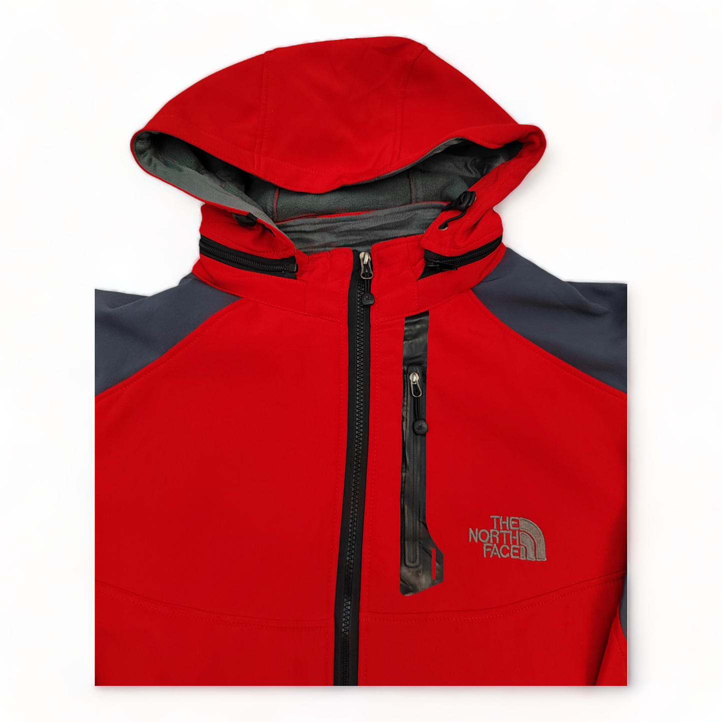 The North Face Summit Series Hoody Jacket Men’s Large Red Gore Wind Stopper Softshell