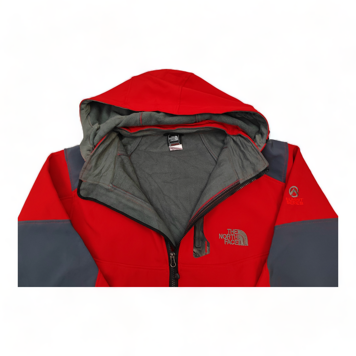 The North Face Summit Series Hoody Jacket Men’s Large Red Gore Wind Stopper Softshell