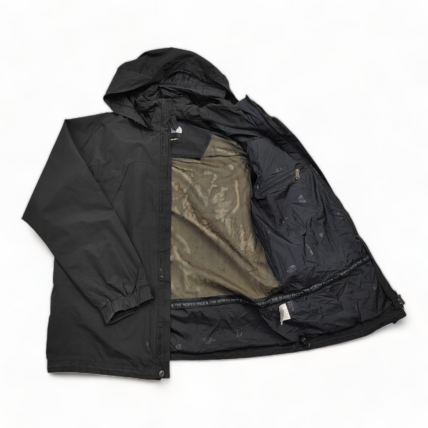 The North Face Rain Jacket Men’s Medium Black Gortex