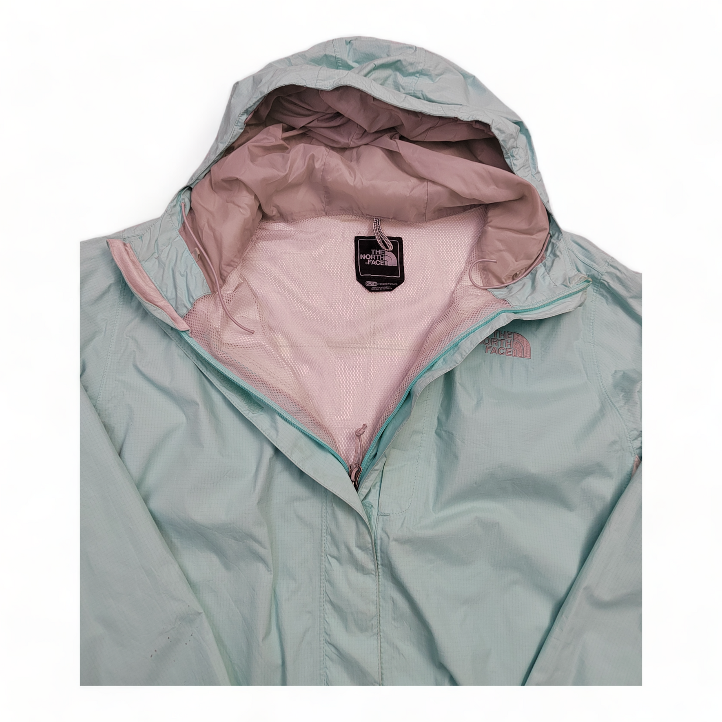 The North Face Rain Jacket Women’s Extra Large Blue Thermal Zip Up