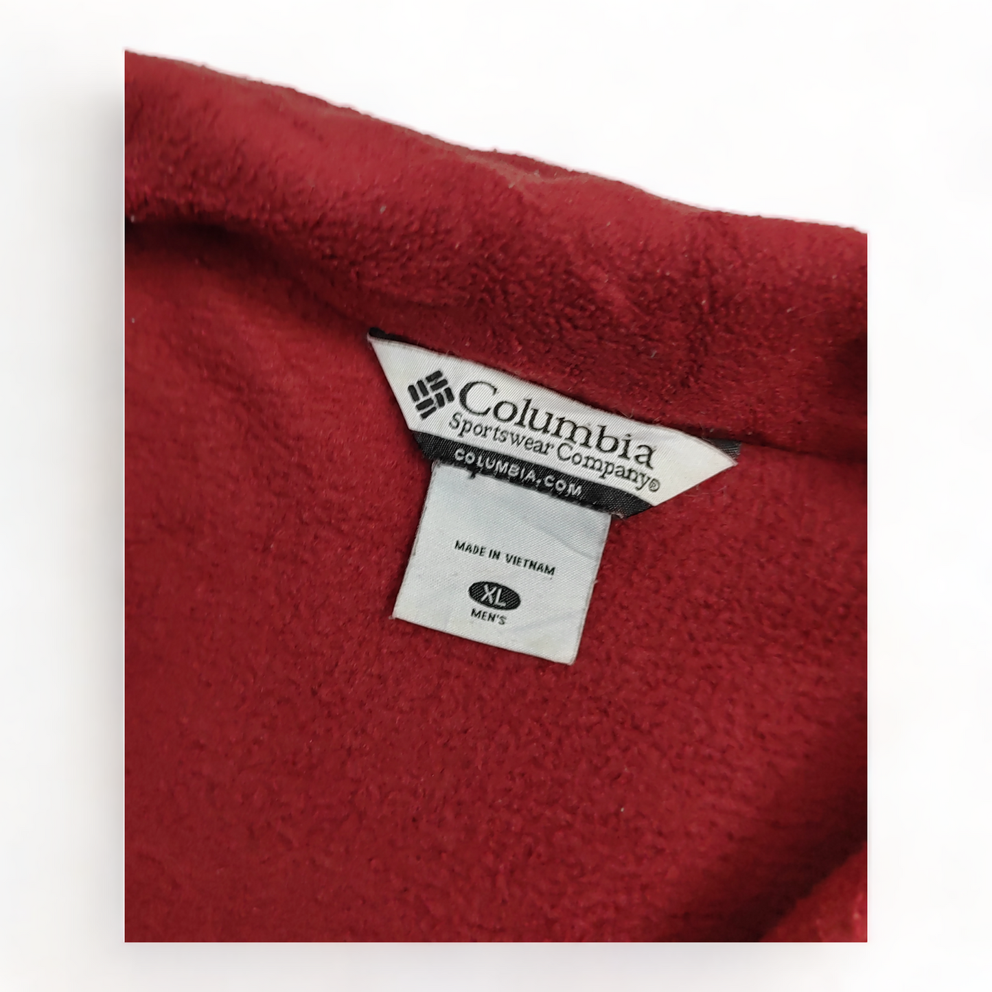 Columbia Fleece Men’s 2XL Red Pull Over