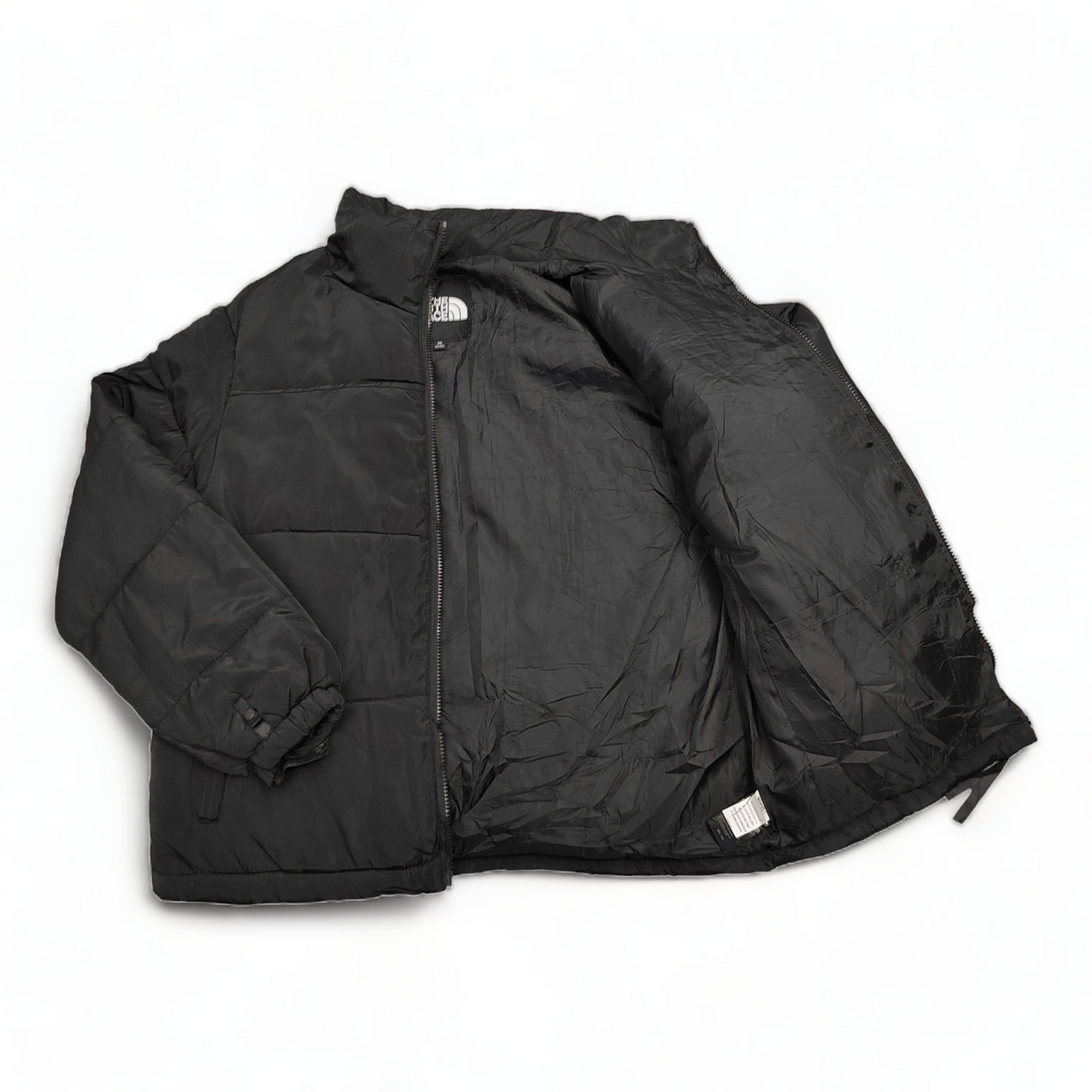 The North Face Puffer Jacket Nuptse 700 Men’s Black Medium Zip Up Goose Down