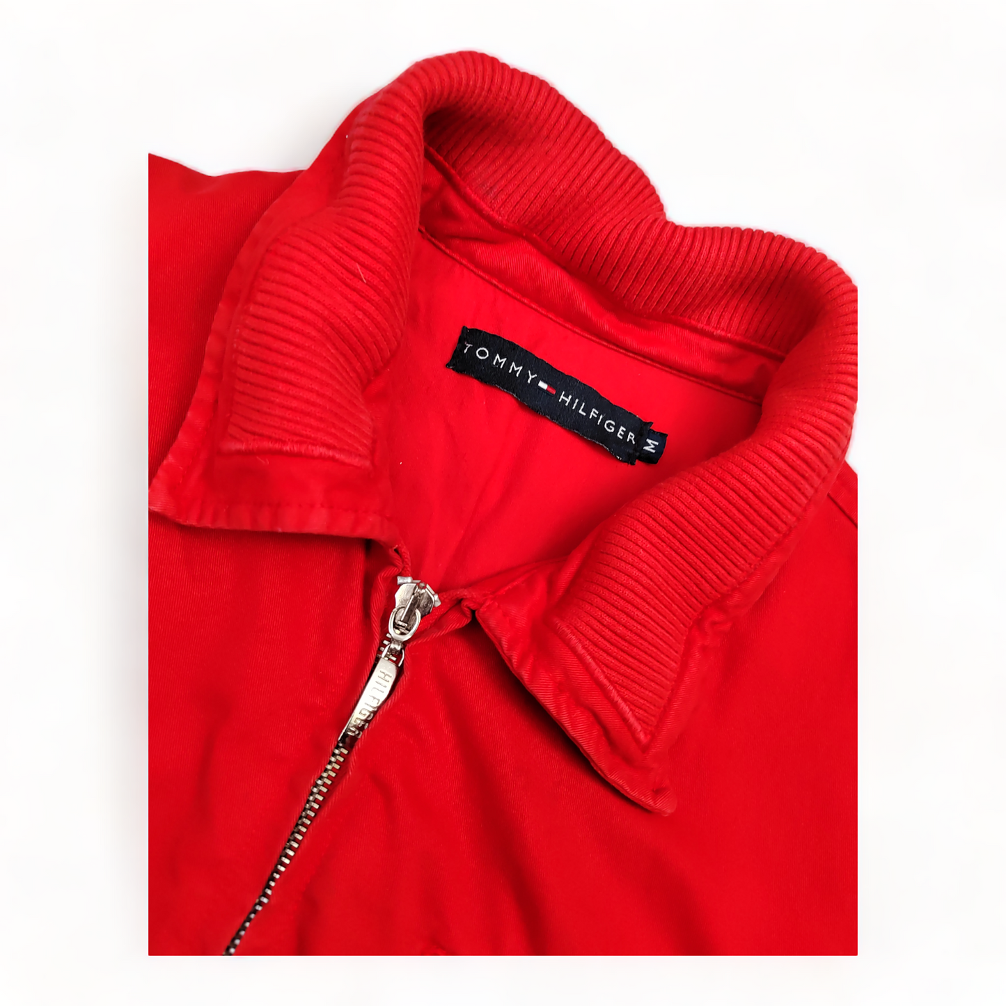 Tommy Hilfiger Jacket Women’s Medium Red Zip Up Thin