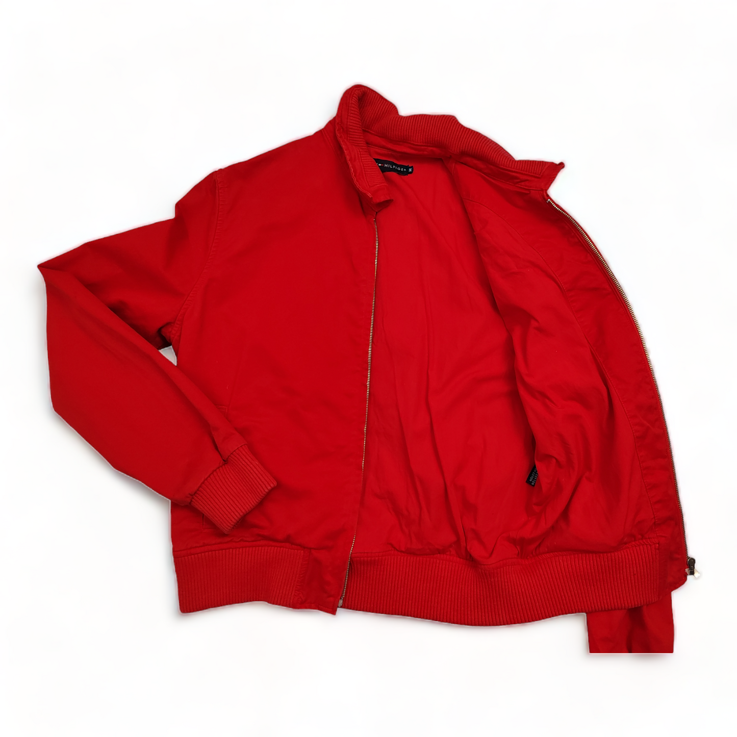 Tommy Hilfiger Jacket Women’s Medium Red Zip Up Thin