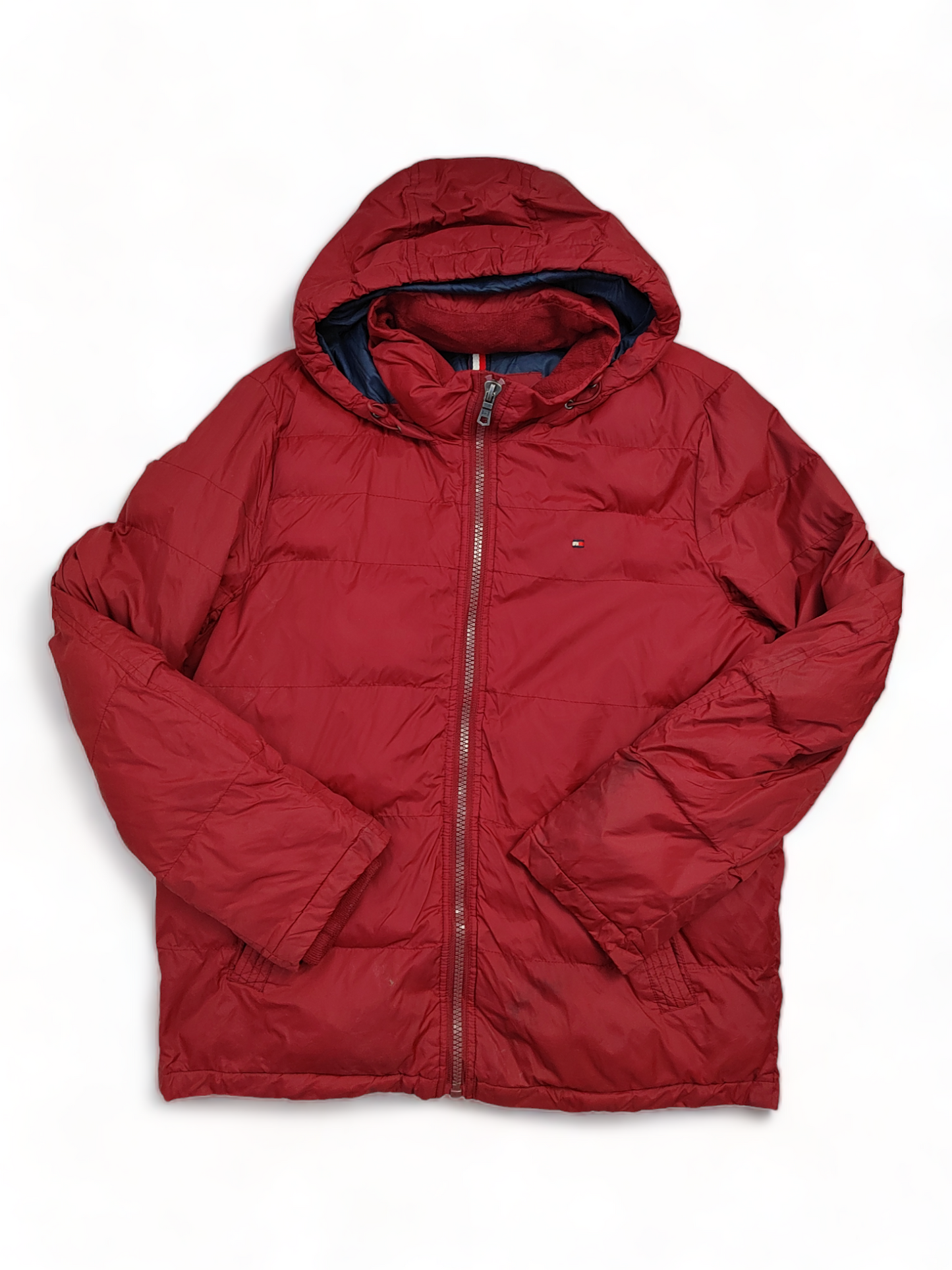 Tommy Hilfiger Puffer Jacket Men’s Medium Red Zip Up