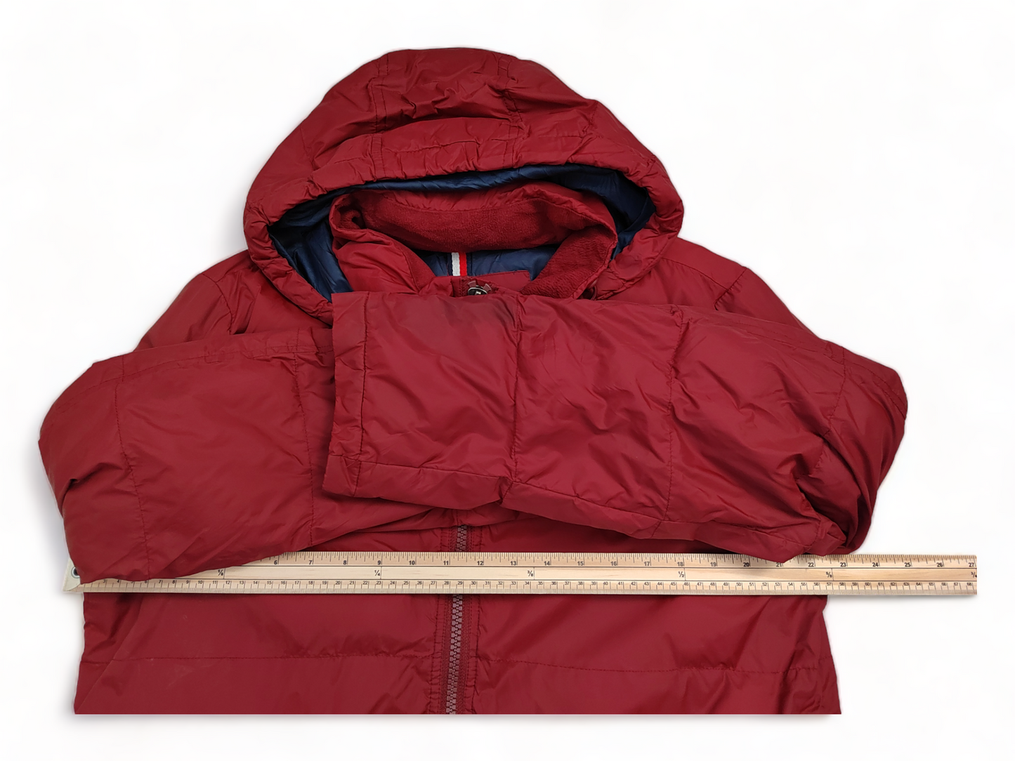 Tommy Hilfiger Puffer Jacket Men’s Medium Red Zip Up