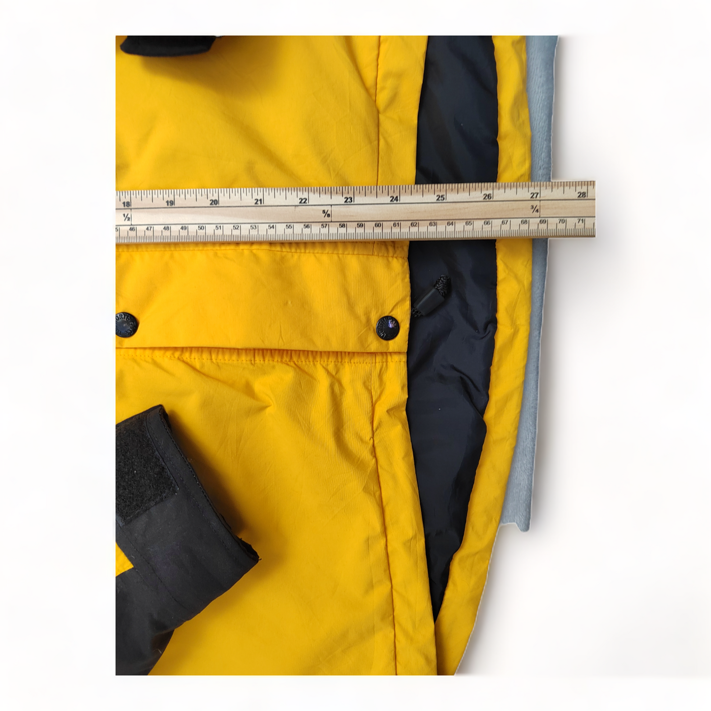 The North Face Ski Jacket Men’s Large Yellow Zip Up
