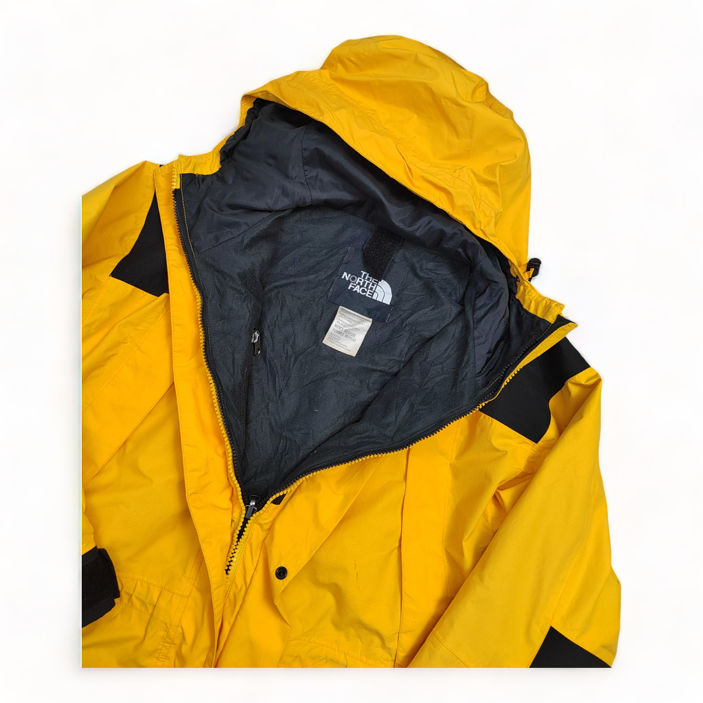 The North Face Ski Jacket Men’s Large Yellow Zip Up