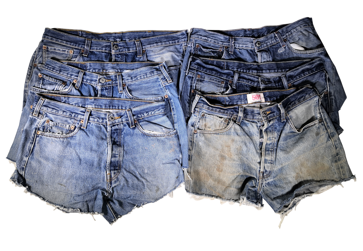 Wholesale / Joblot Levis Womens Shorts High Waisted Hotpants Levi Grade C x20