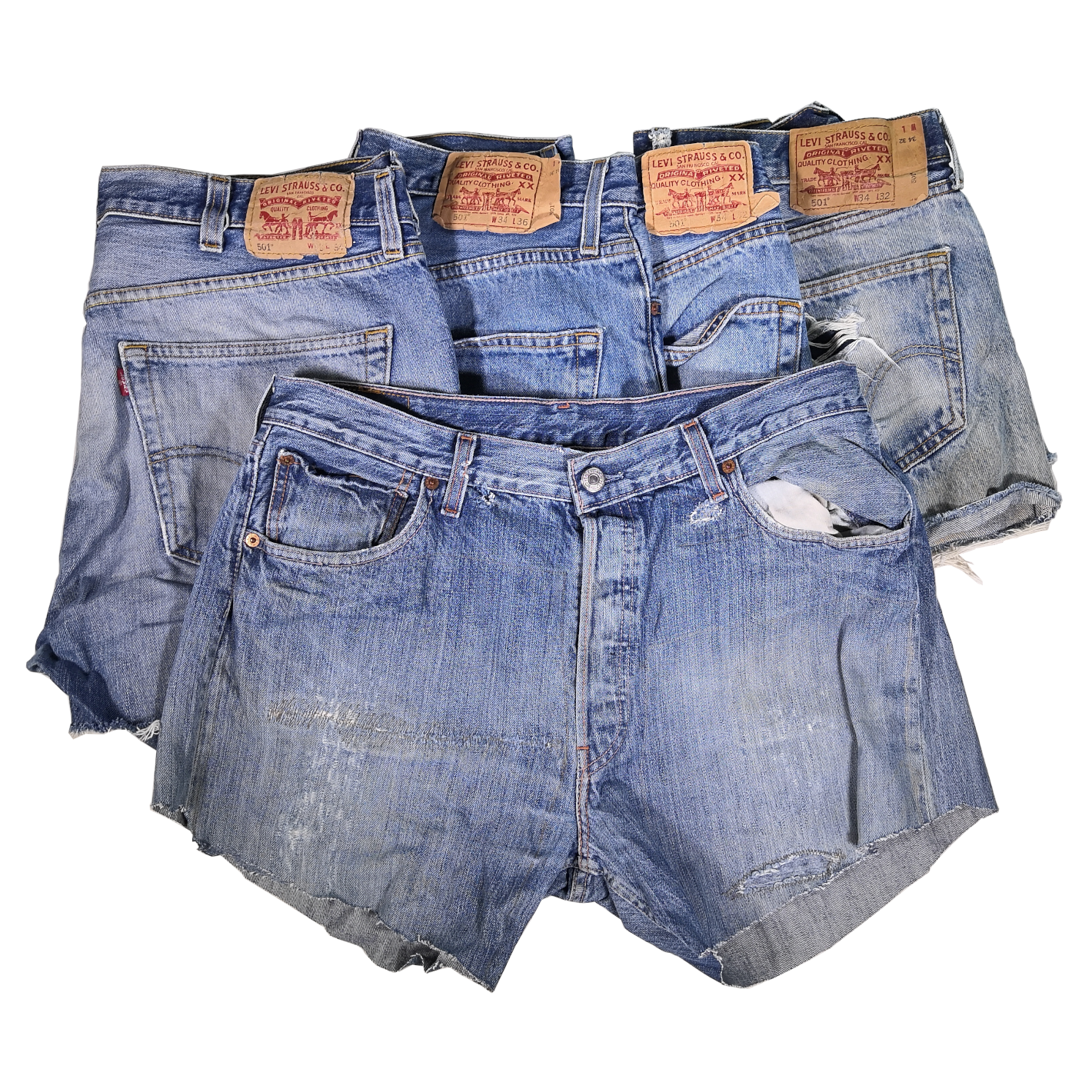 Wholesale / Joblot Levis Womens Shorts High Waisted Hotpants Levi Grade C x20