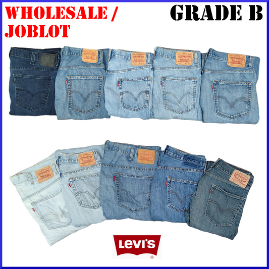 Wholesale/Joblot Levi Jeans Mixed x10 Grade B Levis