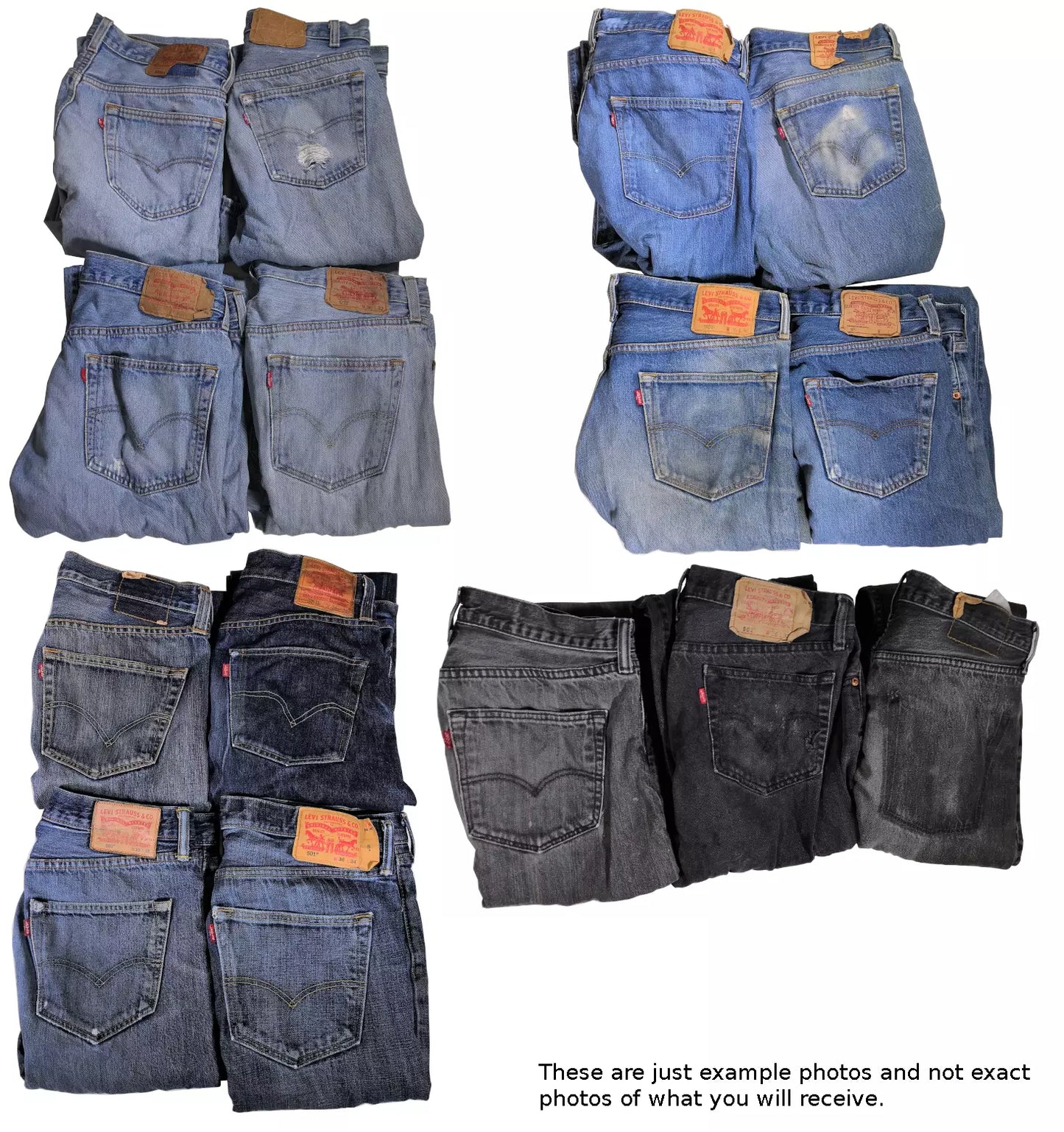 Levi 501 Jeans LARGE SIZES Grade C Bale x 10