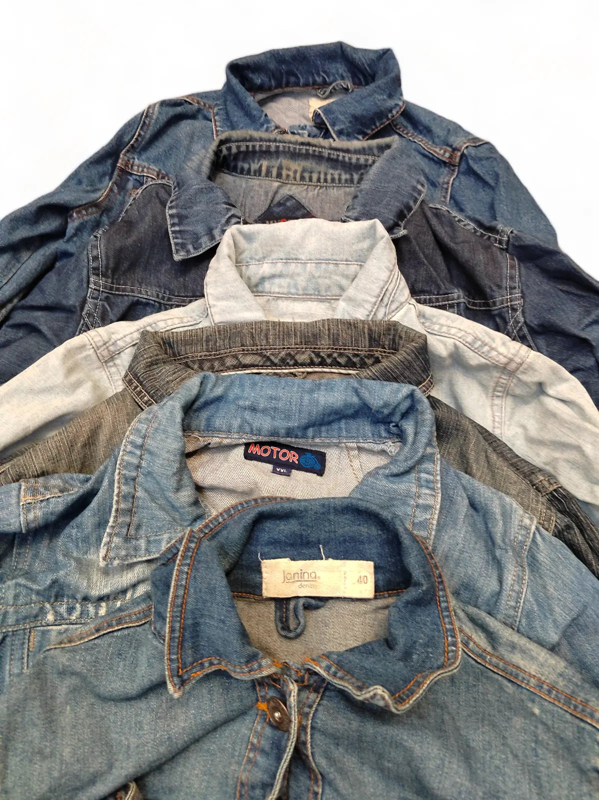 Denim Jackets Women's Blue Job lot Wholesale Button Up XS - M x10