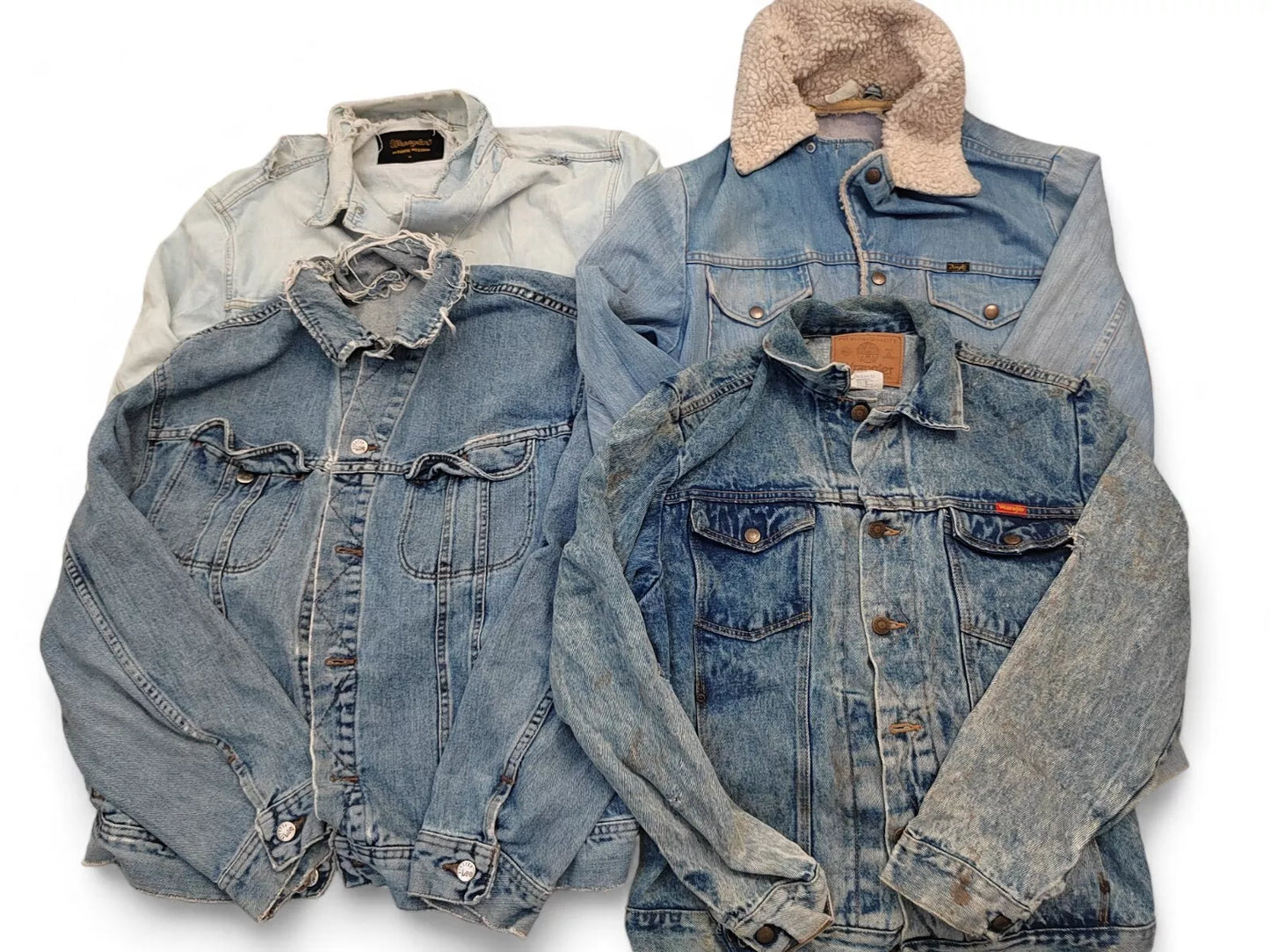 Wrangler Lee Denim Jacket Damaged Grade C Bale x 10