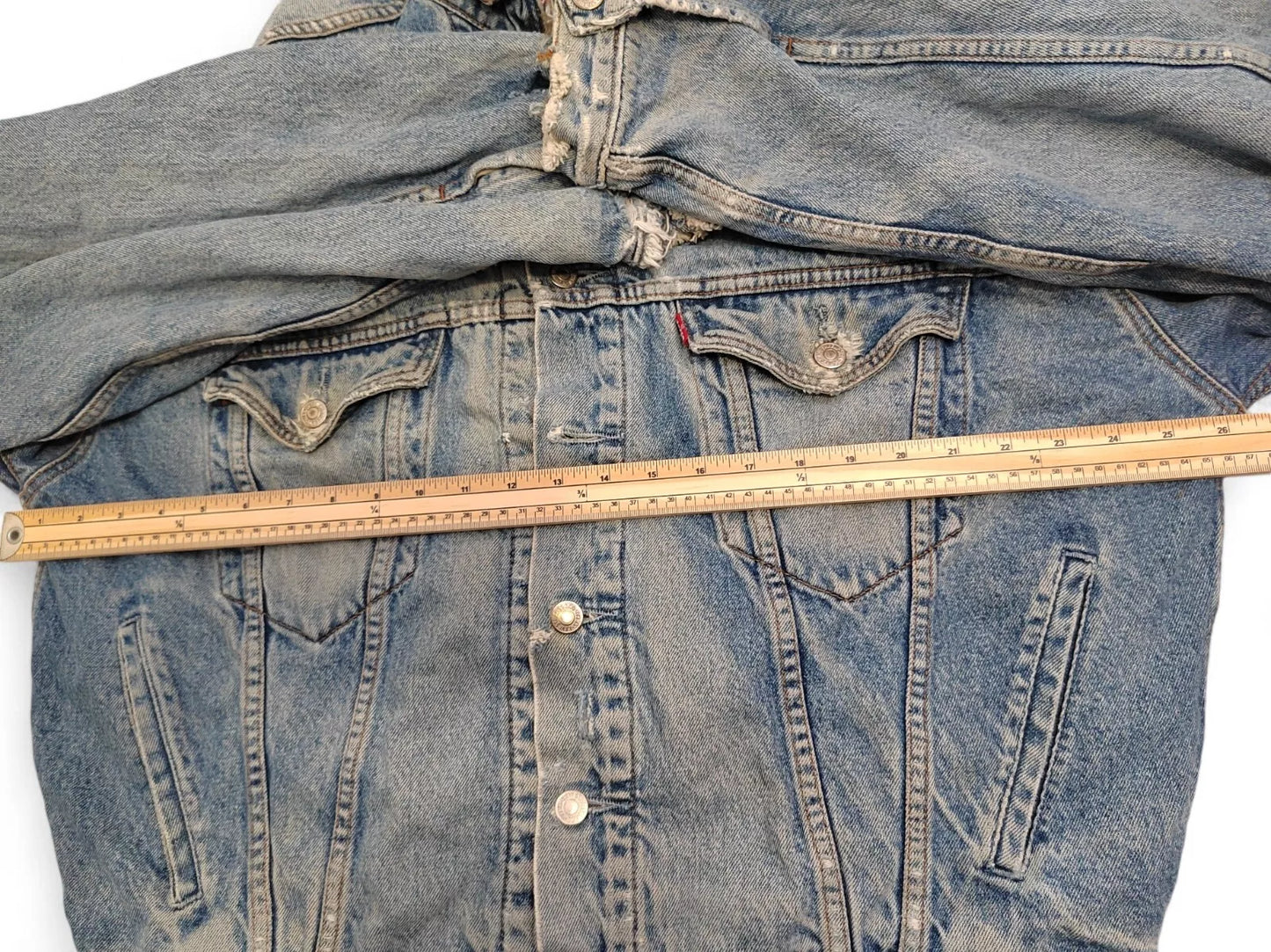 Vintage Levi's Lined Denim Trucker Jacket - Blanket Lined - 1980s/90s - Medium