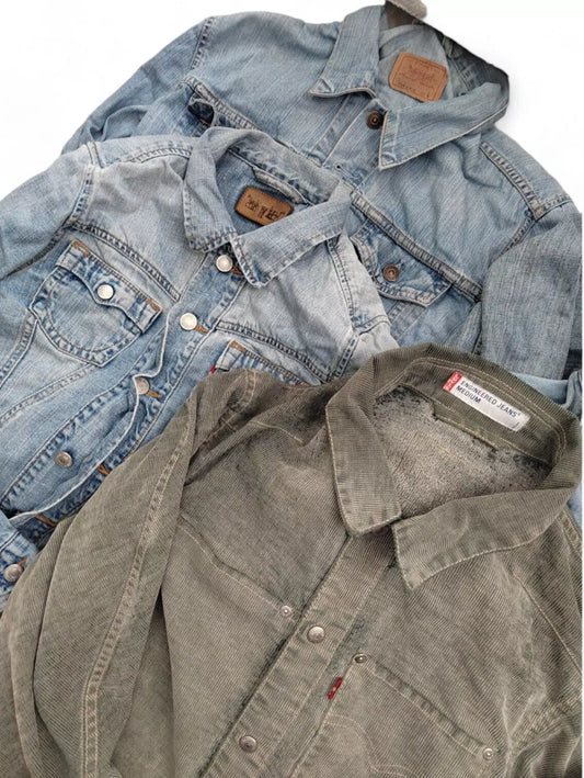 Levi Denim Jacket Grade B Bale x10