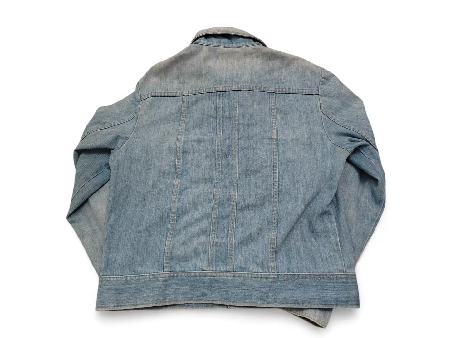 Vintage 1970s Lee Denim Jacket - Light Wash - Men's Size L - Retro Look