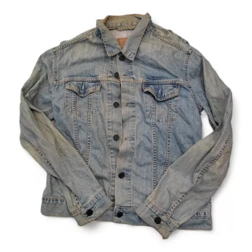 Levi Denim Jacket Grade C Damaged Bale x 10